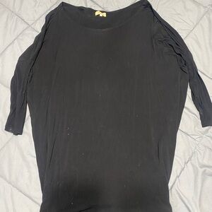 Piko 1988 Classic Black 3/4 Sleeve Dress